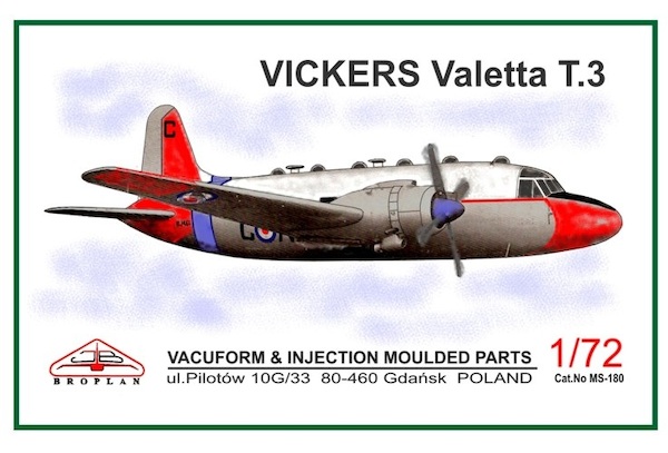 Vickers Valetta T.3 (RAF VX564,WJ461) MS-180