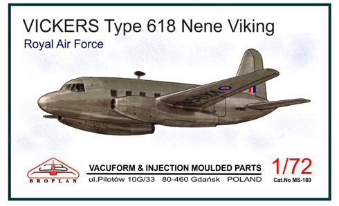 Vickers Type 618 Nene Viking (RAF)  MS-189