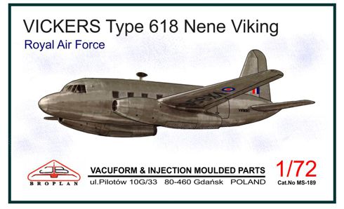 Vickers Type 618 Nene Viking (RAF) MS-189