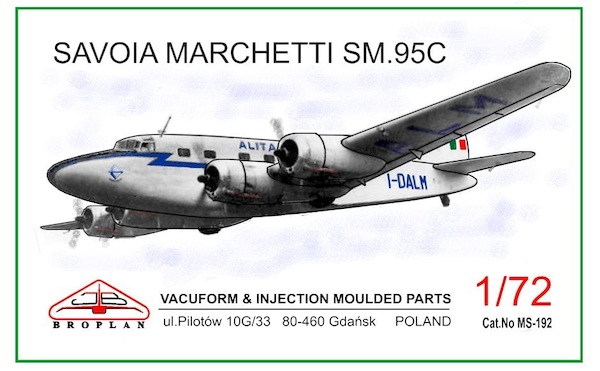 Savoia Marchetti SM.95C (airliner) MS-192