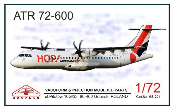 ATR72-600 (HOP! Airliners) MS-204