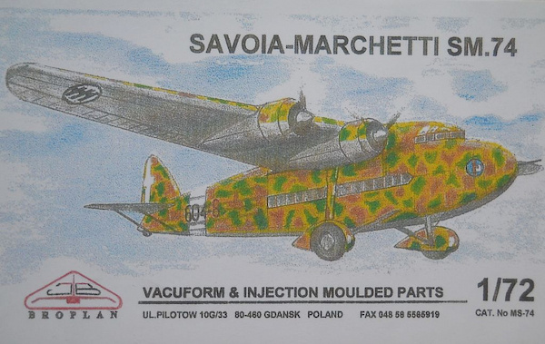 Savoia Marchetti SM74  MS-74
