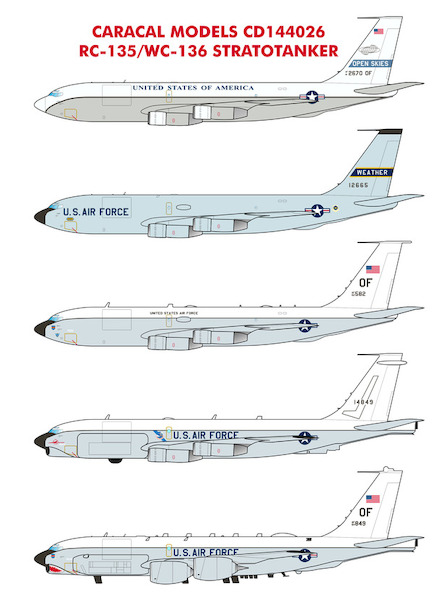 Boeing RC135/WC Stratotanker Recon Variants CD144026