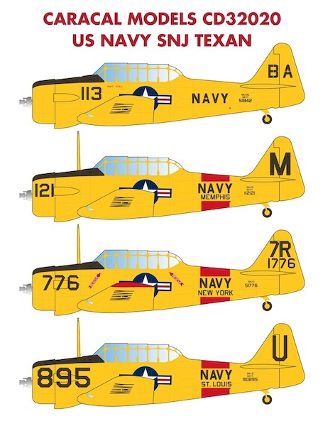 North American US Navy SNJ Texan CD32020
