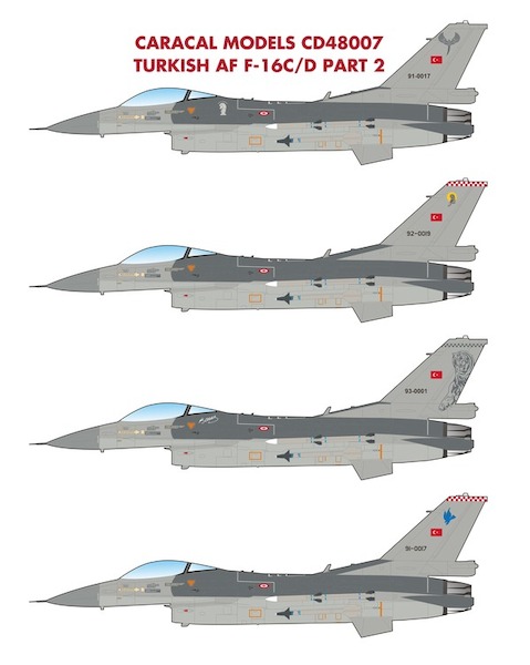 Turkish Air Force F-16C/D Part 2 CD48007