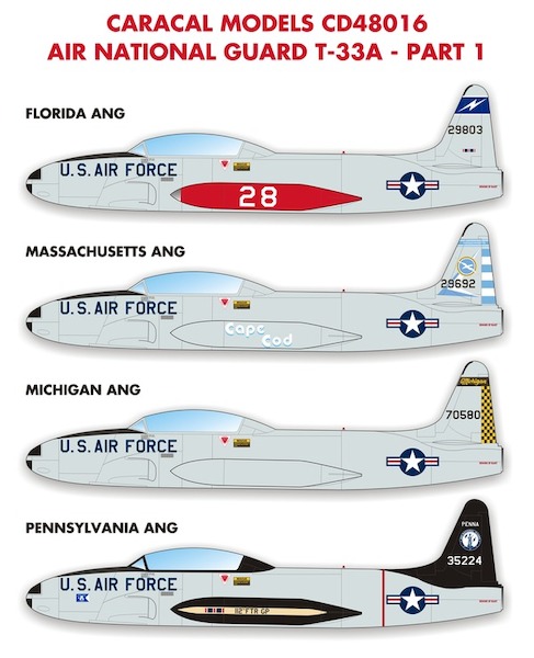 Lockheed T33 (USAF ANG) Part 1 CD48016