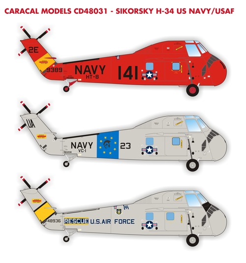 Sikorsky H34 (US Navy/USAF) REISSUE!  CD48031