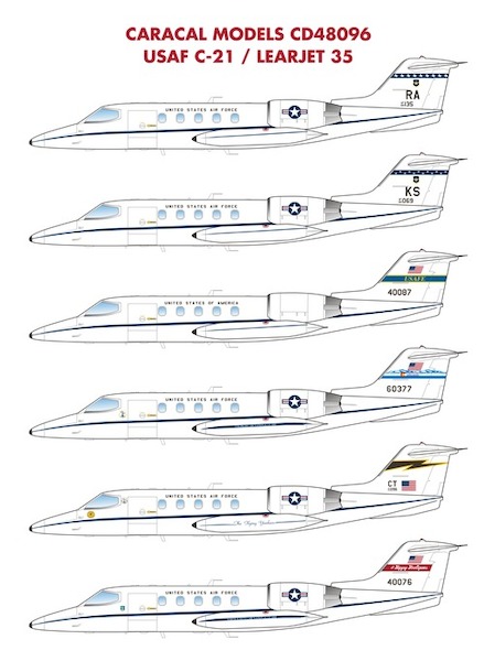 USAF C-21 (Learjet 35) CD48096