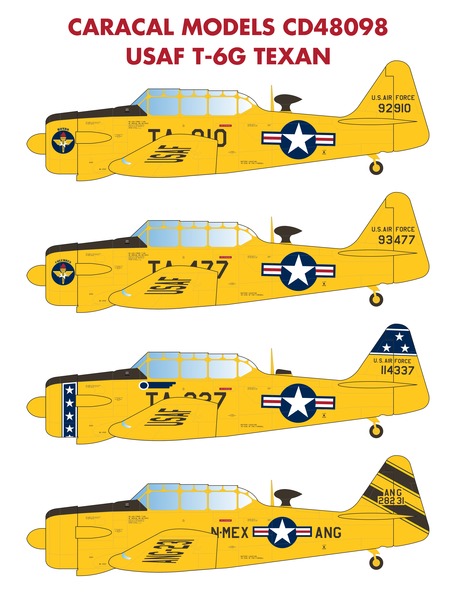 USAF T6G Texan CD48098