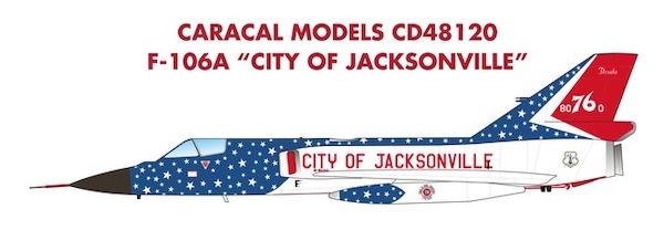 USAF F106A Delta Dart "City of Jacksonville"  CD48120