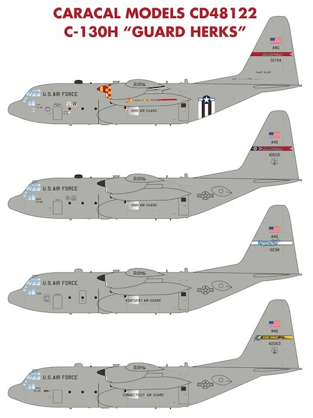 Lockheed C130H Hercules "Guard Herks"  CD48122