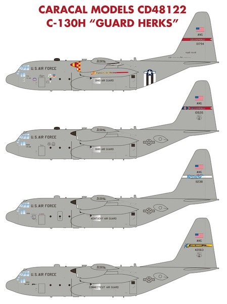 Lockheed C130H Hercules "Guard Herks" CD48122