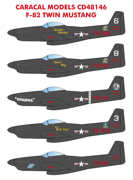 North American F82 Twin Mustang CD48146