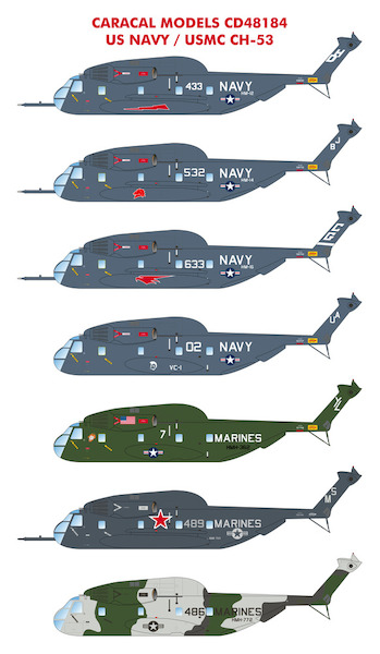 US Navy & Marines CH-53 Sea Stallion  CD48184