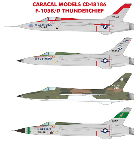 Republic F105B/D Thunderchief CD48186