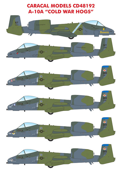 USAF A10A Warthog "Cold War Hogs"  CD48192