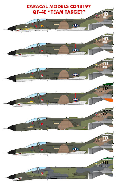 QF-4E Phantom II "Team Target"  CD48197