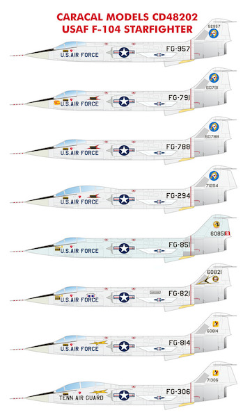 F104A/B/C Starfighter USAF CD48202