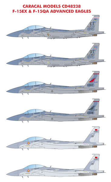 F-15EX and F-15QA Advanced Eagles CD48238