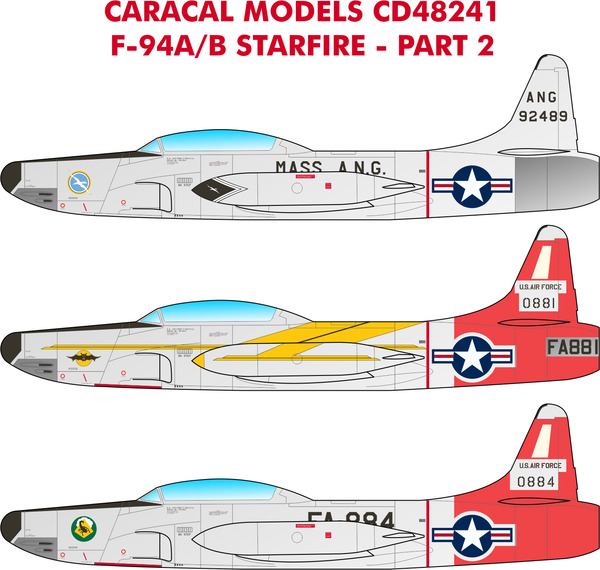 Lockheed F94A/B Starfire : Part 2 CD48241