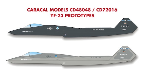 YF-23 Prototypes  CD72016
