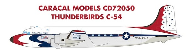 Douglas C54 Skymaster - Part 3 "Thunderbirds" CD72050