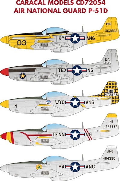 Air National Guard P-51D Mustang  CD72054