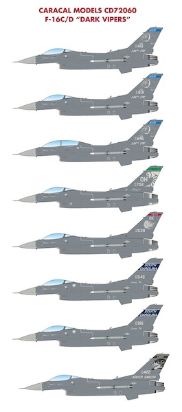 F-16C/D Dark Vipers CD72060