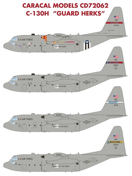Lockheed C130H Hercules "Guard Herks"  CD72062