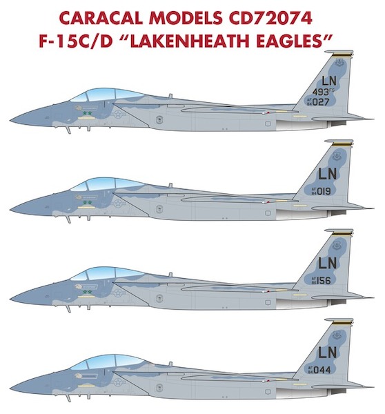 F15C/D Lakenheath Eagles CD72074
