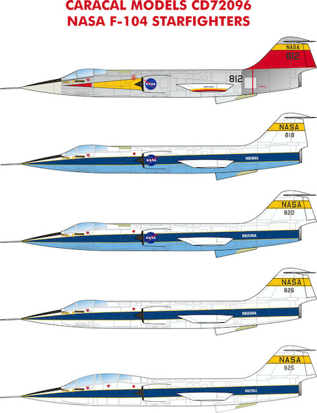 NASA F104 Starfighters CD72096