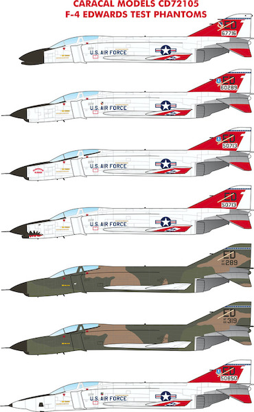 F-4 "Edwards Test Phantoms" CD72105