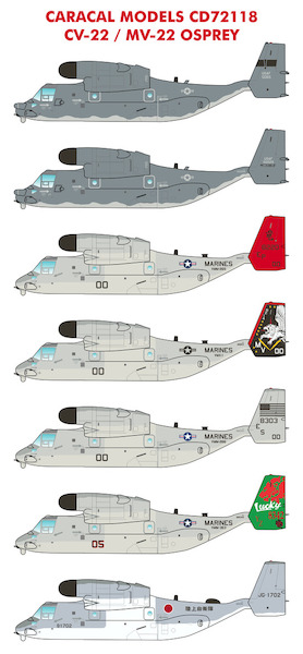 CV22/MV22 Osprey (USAF, USMCV, Japan)  CD72118