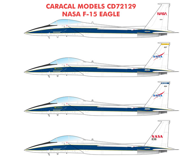 F-15A/B/D Eagles "NASA":  CD72129