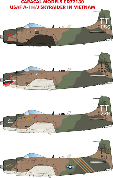 USAF A-1H/J Skyraider in Vietnam CD72130