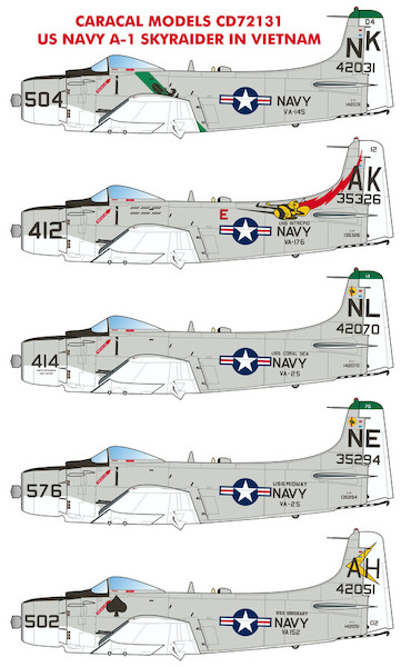US Navy A1H/J Skyraider in Vietnam CD72131