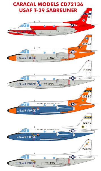 USAF T-39 Sabreliner CD72136