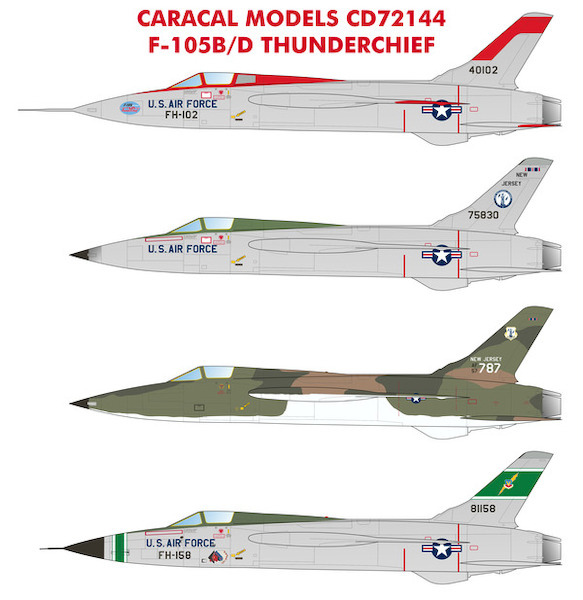 F-105B/D Thunderchief CD72144