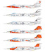 F104 Starfighter Test and Drone Zippers CD72155