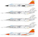 F104 Starfighter Test and Drone Zippers CD72155