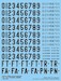 USAF F-80/T-33/F-94 Buzz Numbers CDB48003