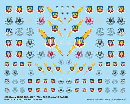 Tactical Air Command (TAC) and Air Combat Command (ACC) Badges  CDB48007