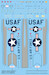 USAF F4/RF4 Phantom Stencils and National  markings CDB48012