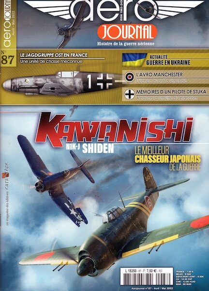 Arojournal n87: Kawanishi N1K-J Shiden  AJ87