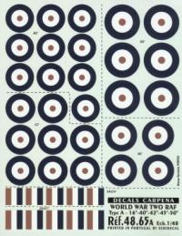 WW2 RAF Type A Roundels 48.65
