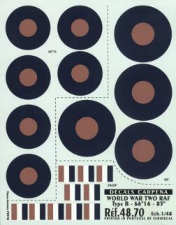 WW2 RAF Type B Roundels (Extra Large) 48.70