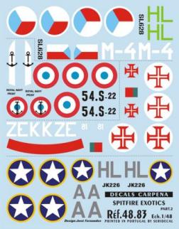 Spitfire exotics part.2 (Czech AF,Port AF,French navy,USAF)  48.83