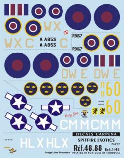Spitfire exotics part.7 (RAF, USAAF, Swedish AF)  48.88
