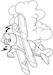 Chicken Wings My First Airplane Coloring Book  9781604617702