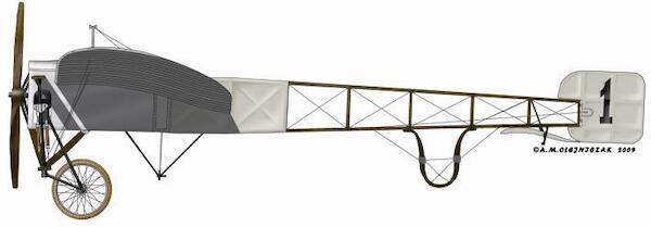 Bleriot XI-1 Italian Airplane 1911 Tripoltania MKA192